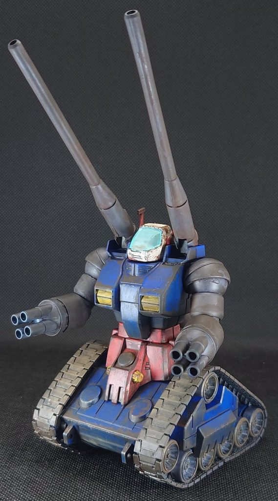 清水圭氏の本を買ったのでそれを参考に作成。手元にあったガンタンクでお試しに。