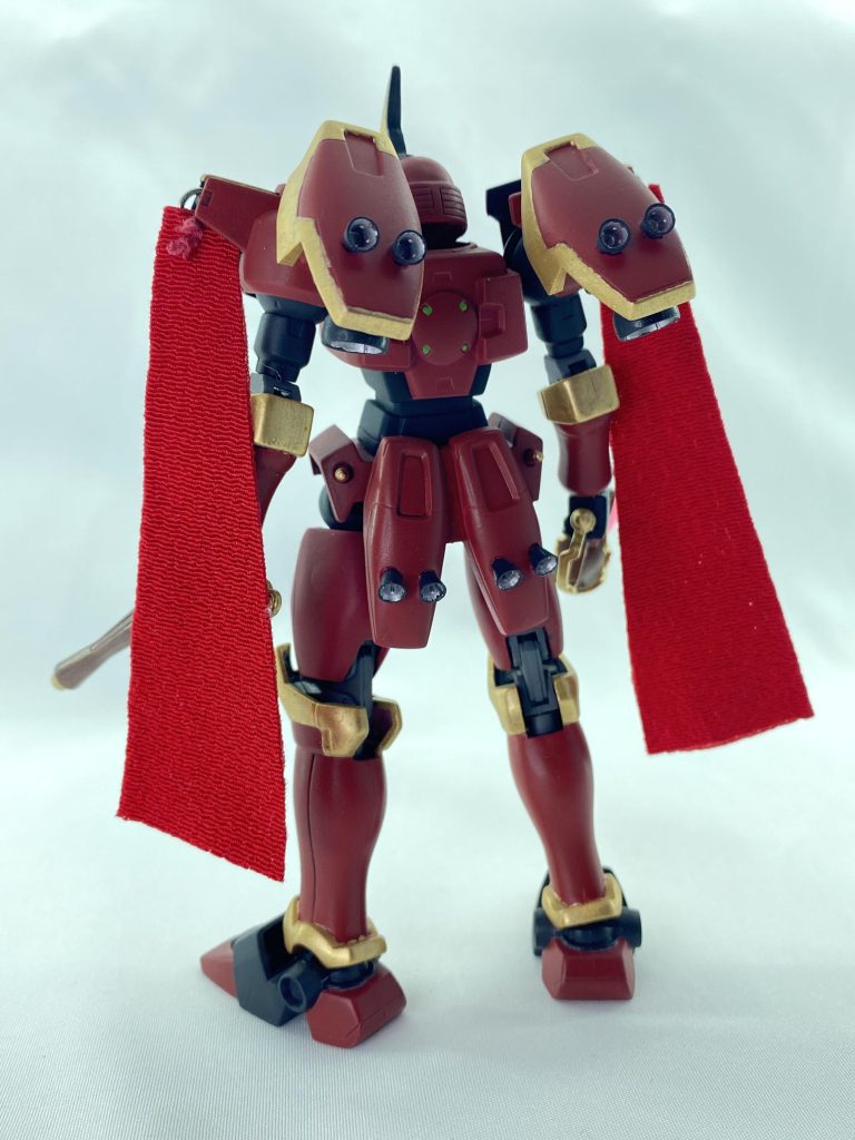 ガンダムW外伝「G-UNIT」から強敵(仲良し?)ロッシェ・ナトゥーノの専用機として作成しました。もしOZプライズがジェミナス2号機を鹵獲できていなかったら…恐らく2機のガンダムに苦戦して更に強力なMSを要請したはず。そんな感じで、MSの始祖トールギスをベースに改修を加えた後継機という設定です。