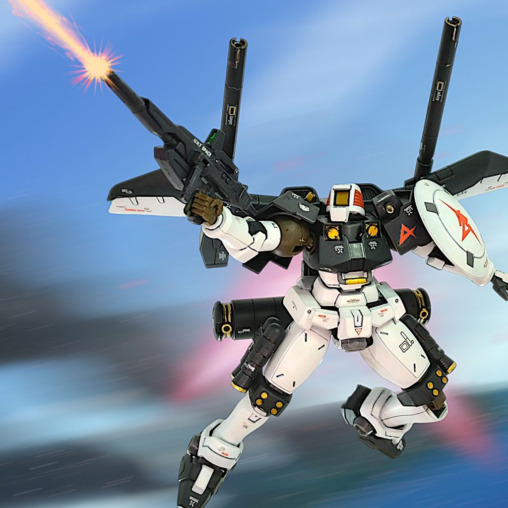 ということで、ウイングコン2作目はアムロが乗っていると思われるリ一オーです原作でも乗る人によって全然強さが違ったリーオーですが、「アムロならどうだろう」という発想からスタート(gundam-kao5)