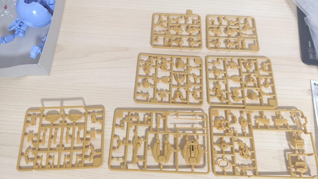 組み立てる前の写真。今回のジ・Oはランナーの数が凄かったです。