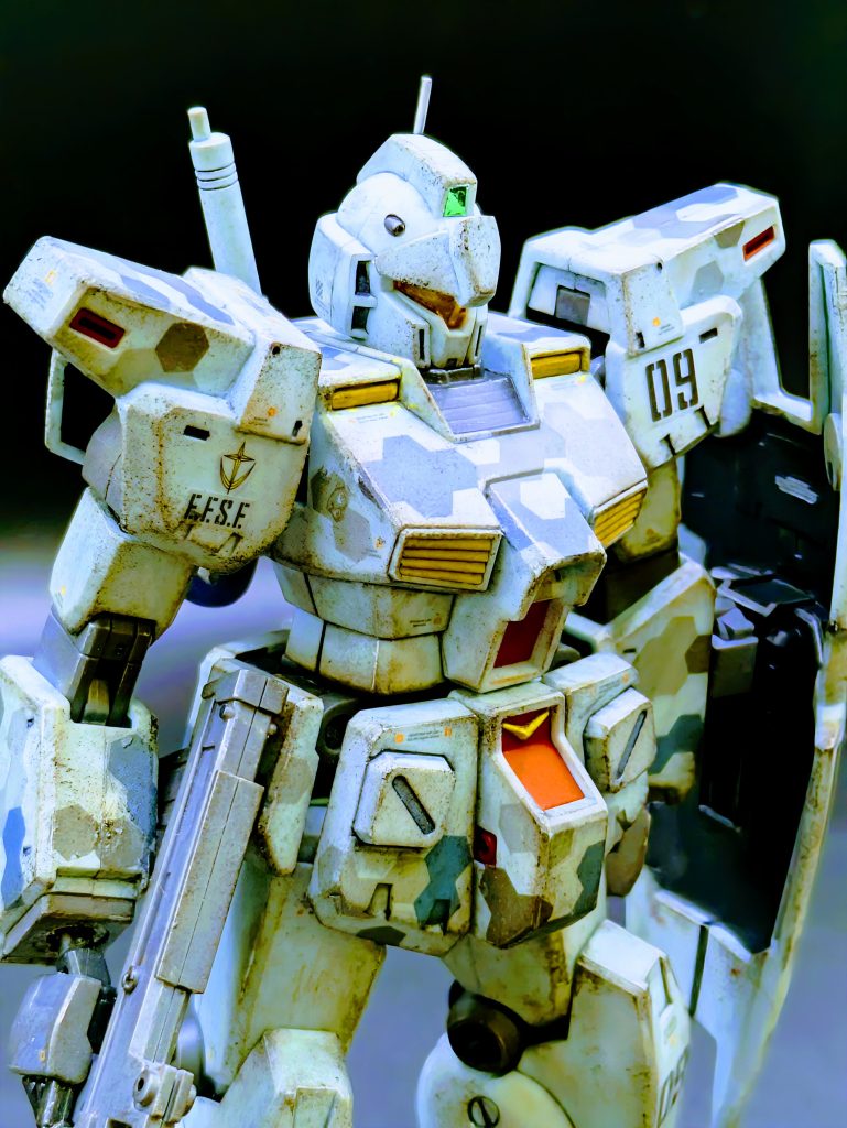 ウォッシング、普段は茶色系だけど、灰色系を初TRY。やった感が写らない…。ブンドドやって剥がれたデカールはよく写る…。