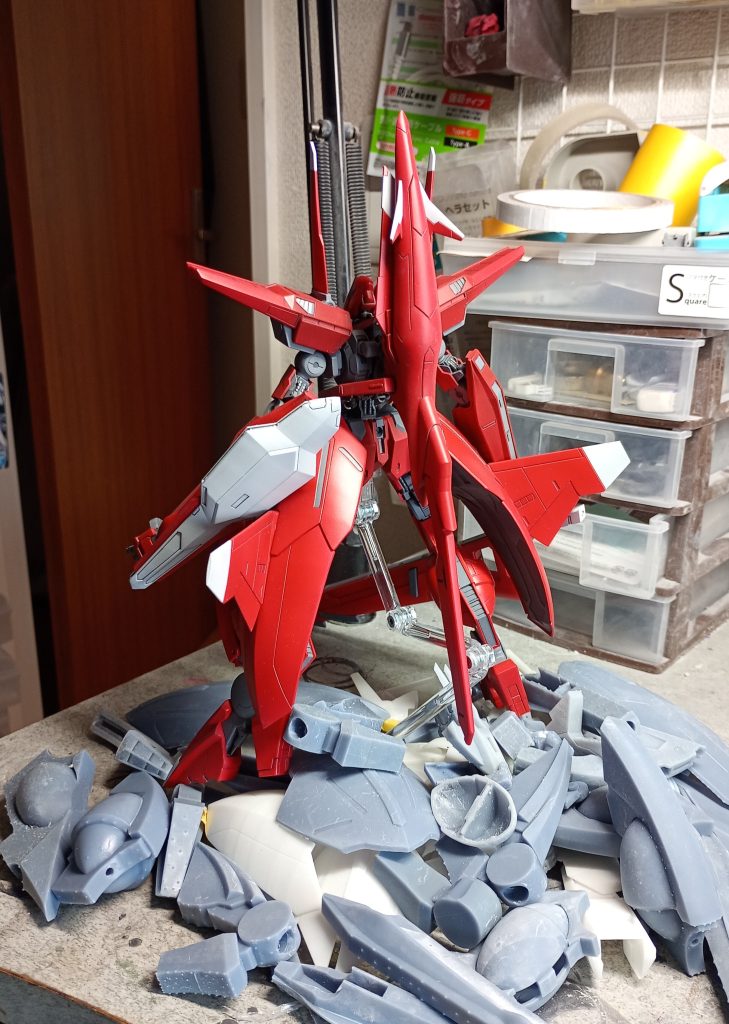 バックショットとテストの残骸1.5kg位使用しましたテスト品ももう少し軽量化するべきでした