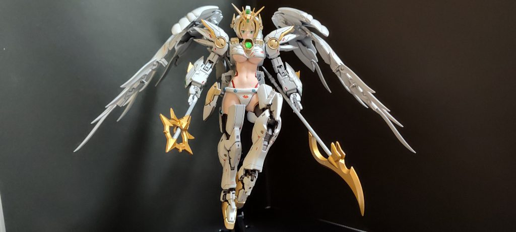 KOTOBUKIYA様のアレコレ詰め込んだ感じ普通に組み立てるは味がないので女体化に挑戦！