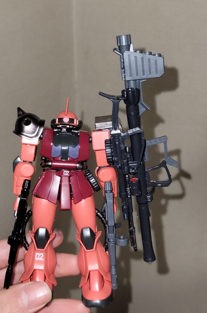 シャアザクを部分塗装しました–2枚目/制作者：Koocha