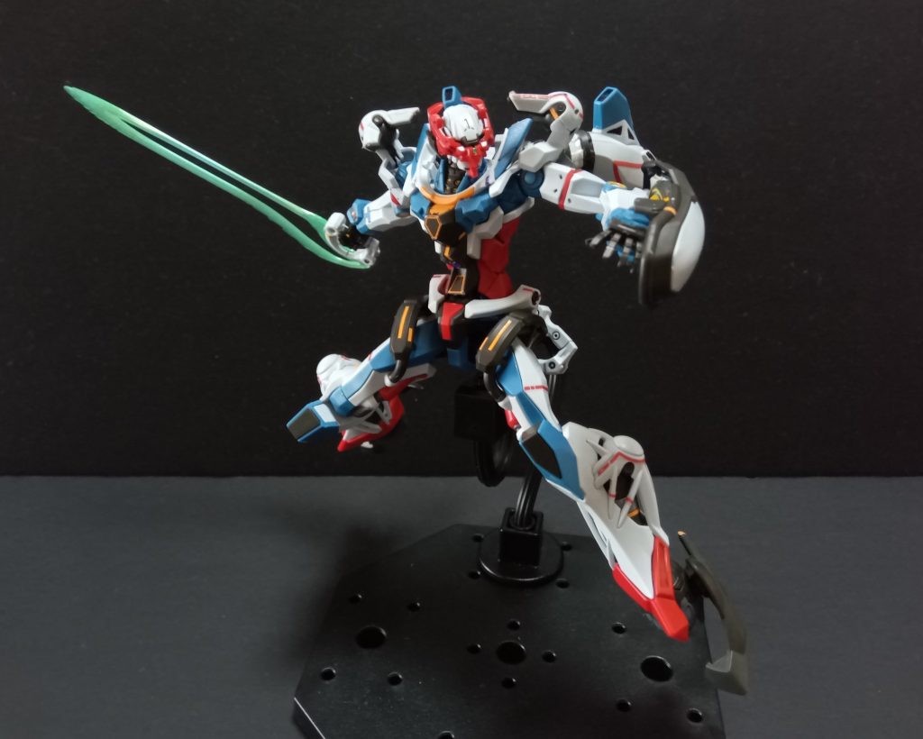 ビーム・サーベル。GQuuuuuuXのビーム・サーベルって、かなり特殊な形状してますね。