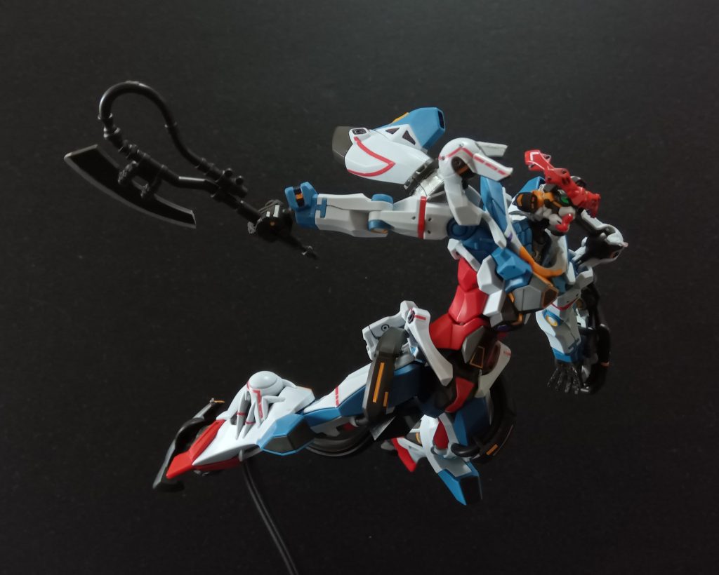 パッケージのポーズで。