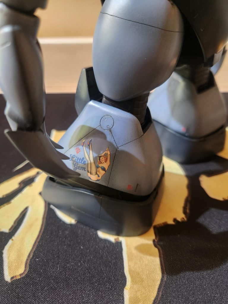 両足のマーキングもお気に入りです。まだまだ自分に課題山積みだと感じたキットでした。もっと色々吸収し出来ることを増やし、また製作したいなと思いました。