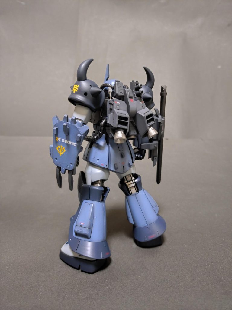 急接近用の後付けバックパックを制作。スモークディスチャージャー、補助センサー追加。燃料尽きたらパージ出来る仕様です。