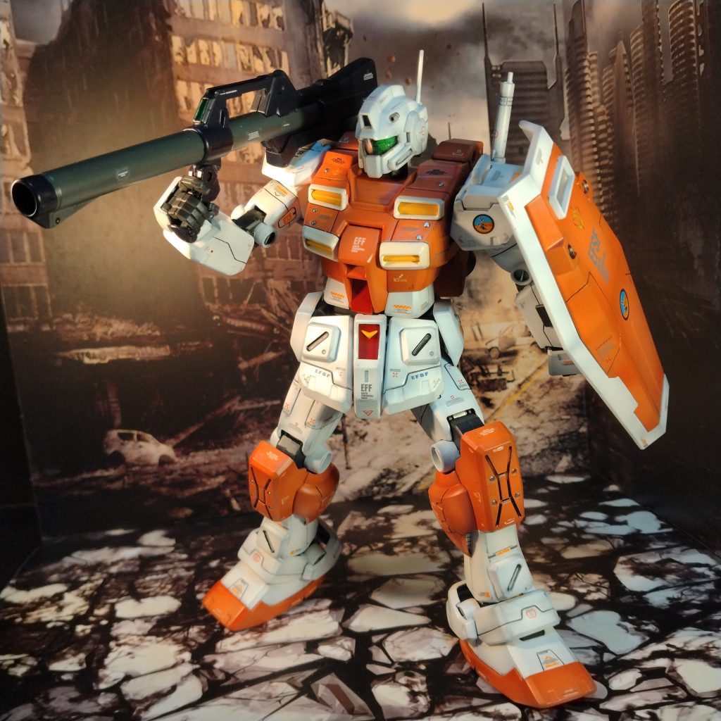 今回は武器の色をどうしようかと!悩みました!結局、陸戦イコール陸上自衛隊が頭に浮かんでしまいました!そんなイメージで武器塗りました!😄