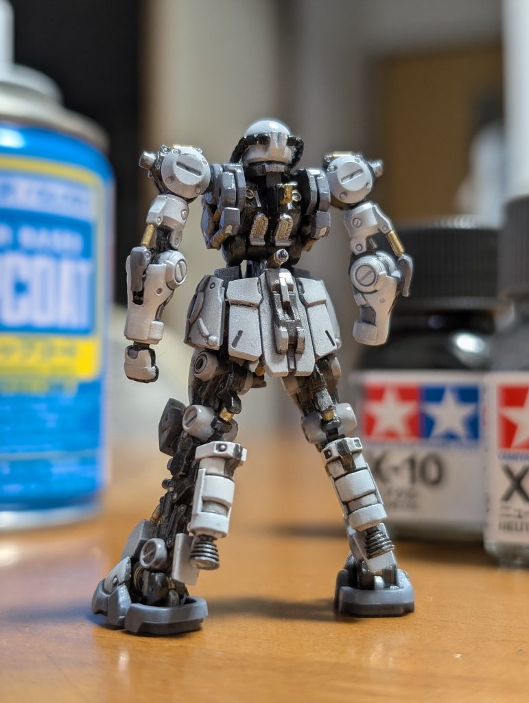 バックパック下もディテール追加これもほぼほぼ見えません笑