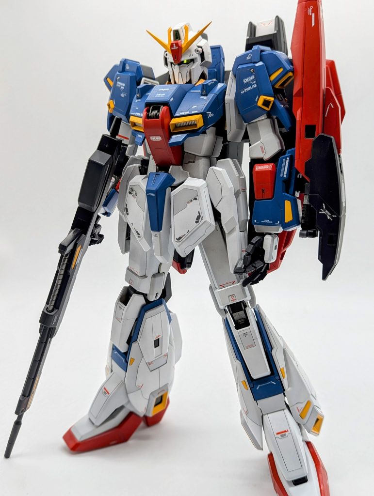 PG zガンダム改修塗装完成品–2枚目/制作者：kenshira0123