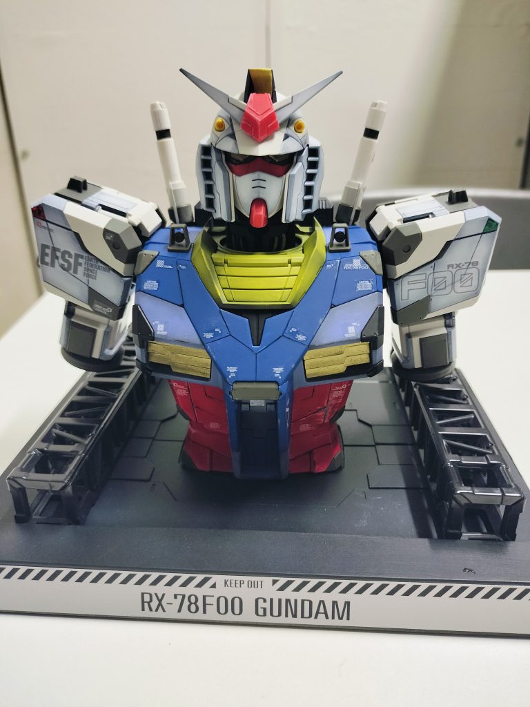 1/48 バストモデル RX78F00【横浜ガンダム】–2枚目/制作者：ミートテック