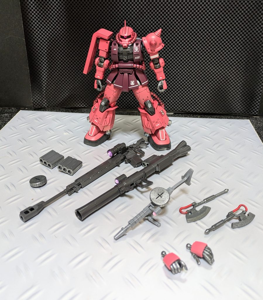 シャア専用高機動型ザクII–5枚目/制作者：@Ymarl1