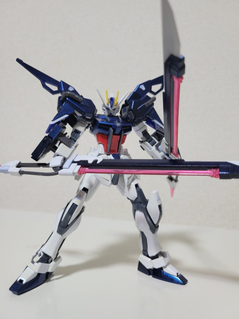 というわけで、二刀流のストライクを作ってる方の作品をみてカッコいいなぁとエールストライクを積んでいたのですが、ようやくソードストライカーを購入できたので作りました!で、ストライクを作った結果…製作予定が溜まっているのにバスターの改造案が浮かんでしまい、必要な物も丁度よく売っていたので作りたいと思います😅ミカエル・アッカネン、通称ミアッカの作った空間戦闘専用バスターになります。ストライクと一緒に塗装する予定だったガンプラも塗装準備ができているので、バスターとどちらかを完成させたいと思います。それでは、また。    ○忘れないように残りの製作予定リスト百式明王ウン百式観音チンターマニチャクラヤマタノオロチガンダムハングマン専用ギラズールアンジェロ専用シナンジュスタインカミーユ専用リ・ガズィムラサメ改哨戒速戦仕様