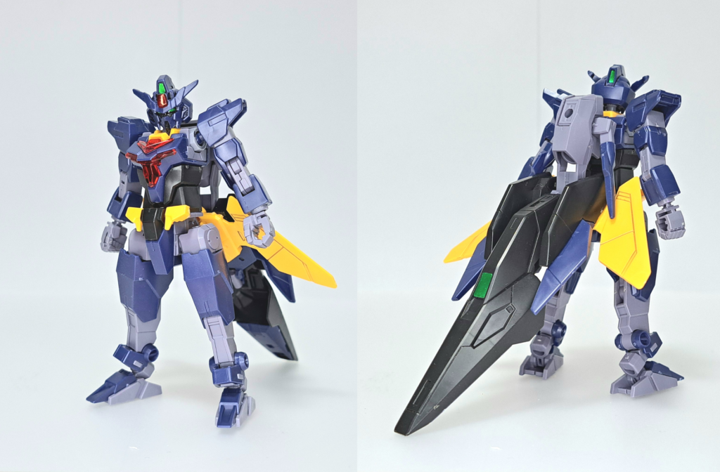 サタニクスガンダム&コアガンダムII(ティターンズカラー)–2枚目/制作者:火鉢