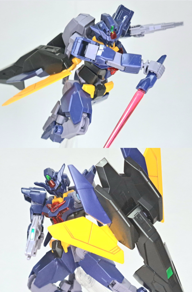 サタニクスガンダム&コアガンダムII(ティターンズカラー)–3枚目/制作者:火鉢
