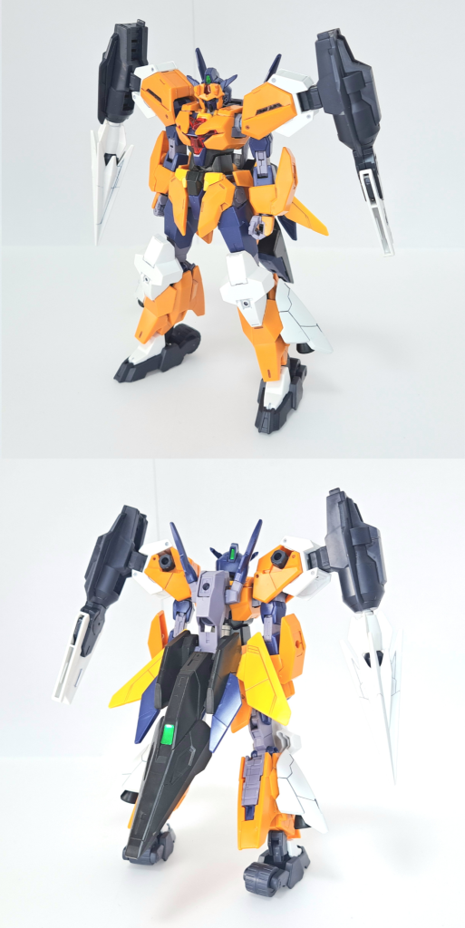 サタニクスガンダム&コアガンダムII(ティターンズカラー)–6枚目/制作者:火鉢
