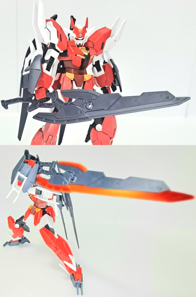 ヒートレヴソード刀身を赤熱化して破壊力を向上させる大型ヒートソード。ヒートレヴアックスと合体する事でハードヒートレヴソードへとバージョンアップする。ヒートレヴアックスヒートレヴソードと同じく超高温であらゆる装甲を溶断するヒートホーク。ハードヒートレヴソードに合体した際には柄の部分を構成する。