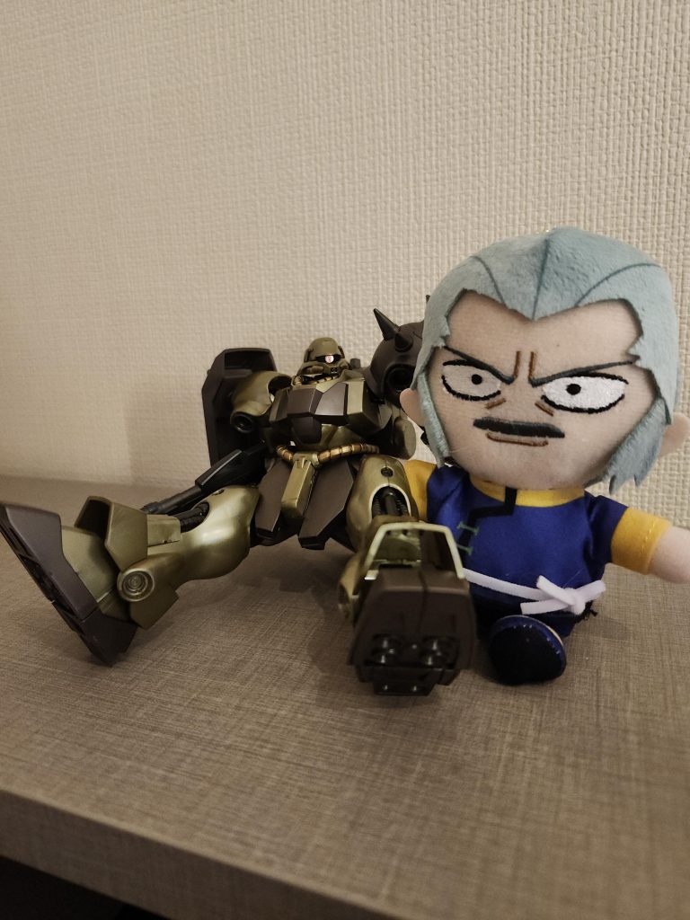 最後に師匠と…ギラ・ドーガ初めて組みましたがかなり良いキットですね、福岡旅行も含めて良い体験になりました(笑)(zaku-kao6)