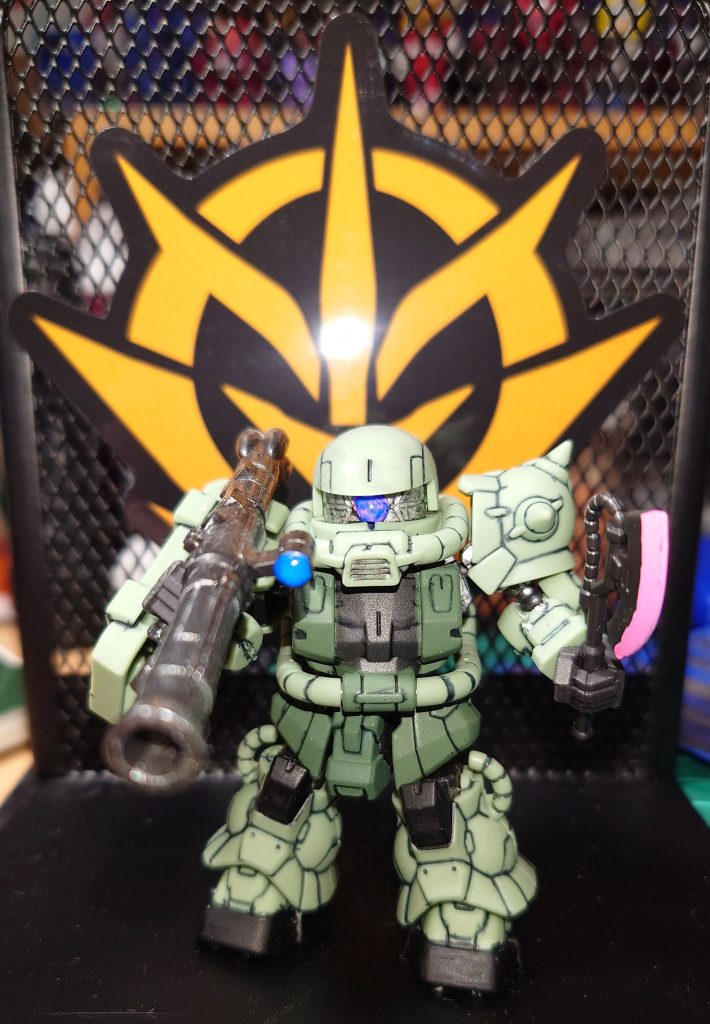 モビリティジョイントガンダムのザクⅡさあ、皆様、恒例のコールをご一緒に!ジーク・ジオン!!