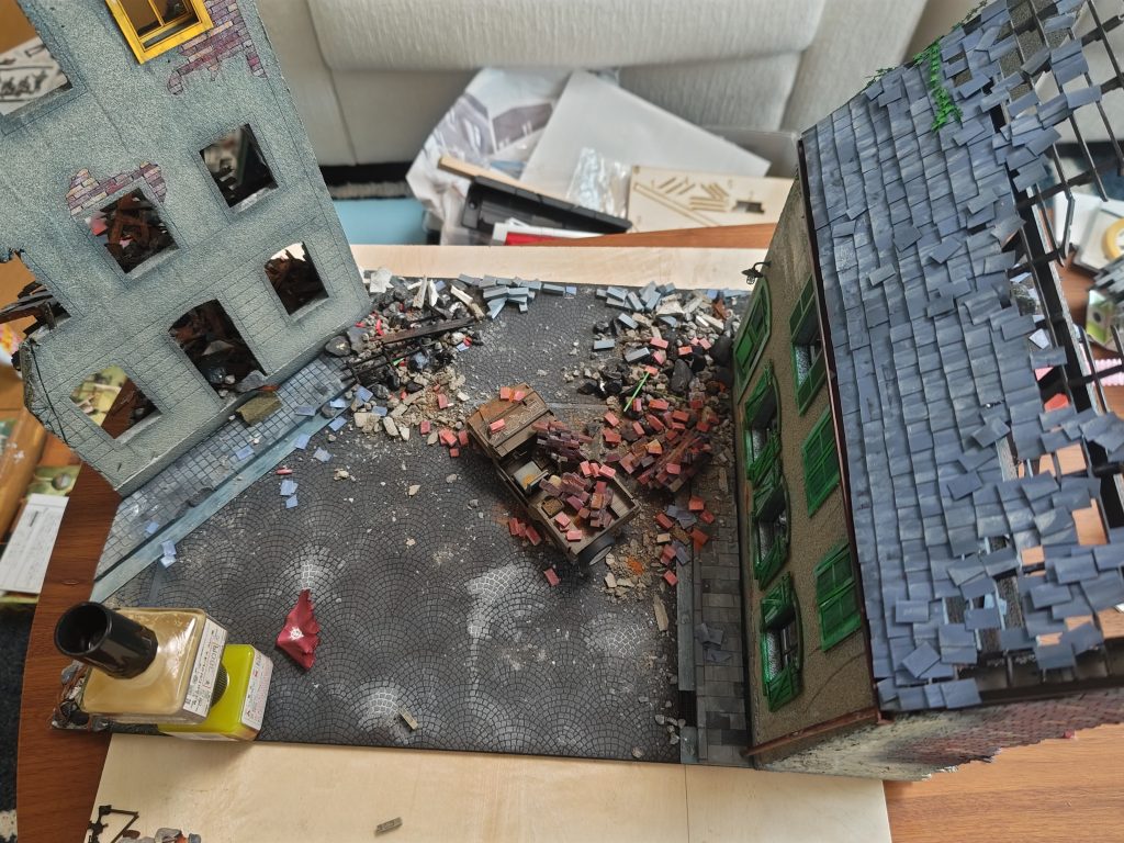 色々要素を置いていったら写真だとほとんどみえなくなってしまったハードグラフのラコタ。まー作ってる時に部品を一部無くしたのでわざと隠していったのですが。