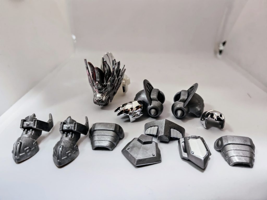 騎士ガンダムの甲冑を微塗装