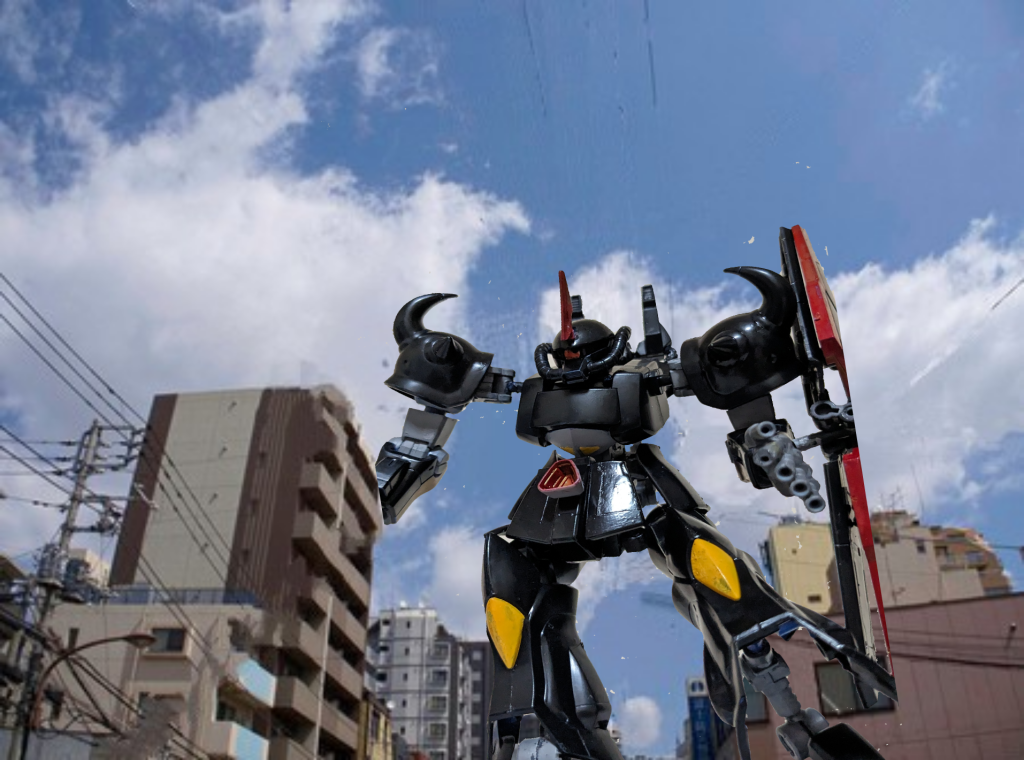 都市強襲用MS「グフフ」–3枚目/制作者：iinesisugitanokana