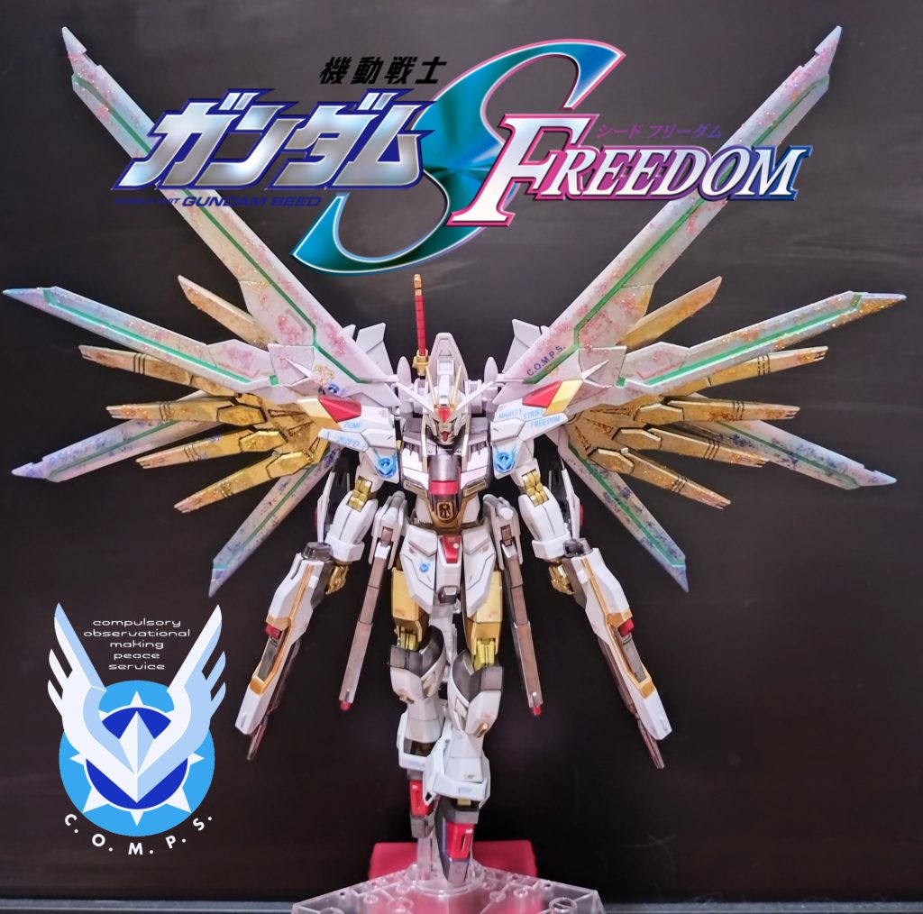 ストフリマイフリウイングゼロEWダブルオーライザーこの４機はやっぱりこのポージングですね