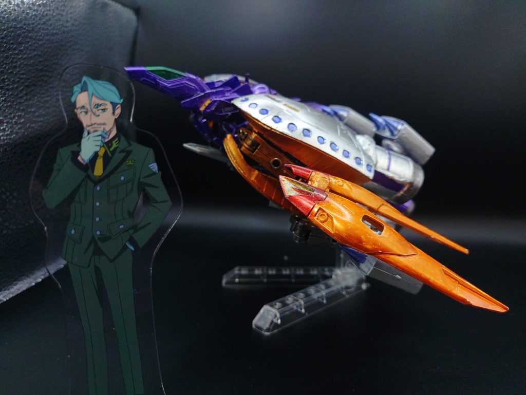 ◯武装・ネオビームライフル×1・ヴァリアブルシールド×1・ネオビームサーベル×2・小型ネオメガ粒子砲×6・ビームバルカン×2・マイクロミサイル×2※その他はミッションに合わせて装備を変える◯特殊装備ψサイコミュ