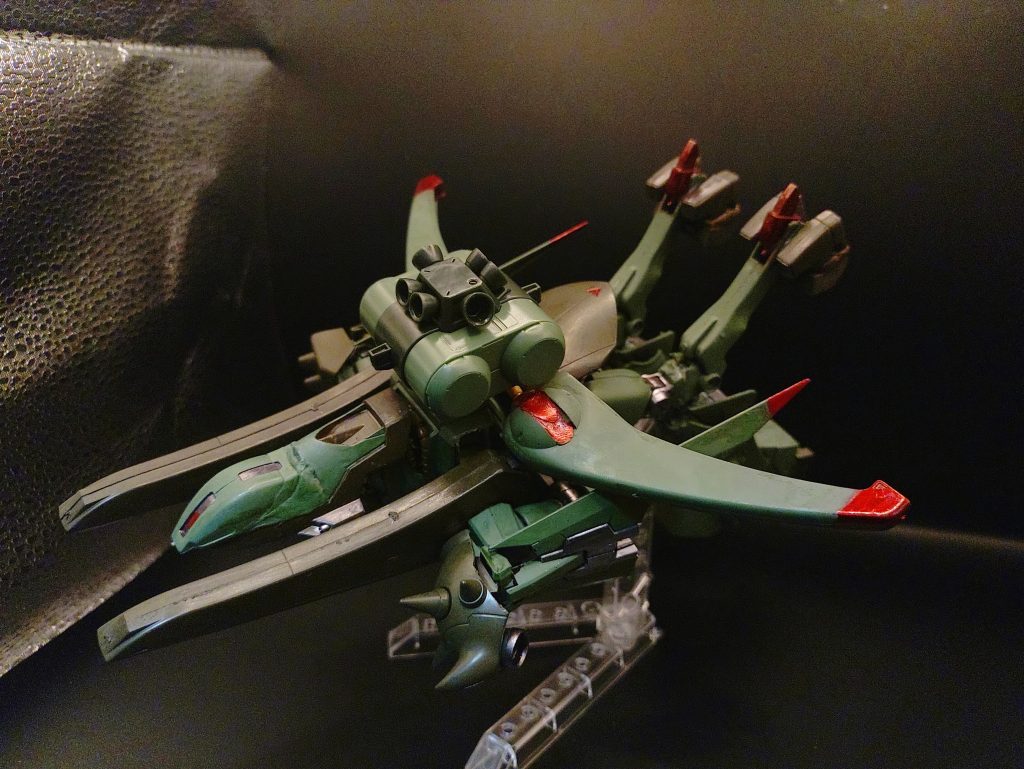 ◯ミキシングについてこの機体は主にギラ・ドーガとガゾウムをミキシングしたものになります。最初はガゾウムを改造しようとしていましたが、気がついたらギラ・ドーガとミキシングしていましたw