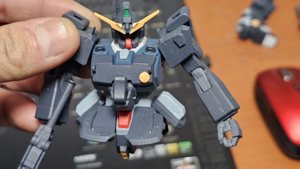 塗装途中なんですがグスタフカールみたいな顔してますね。