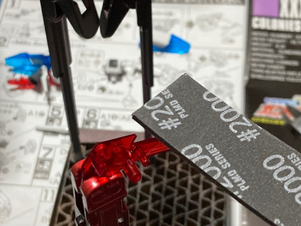 ゲート跡をヤスリでシコシコ削るの楽しかったなぁ~🎵