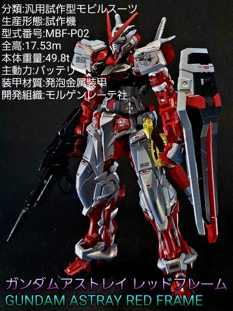 RG ガガンダムアストレイレッドフレーム