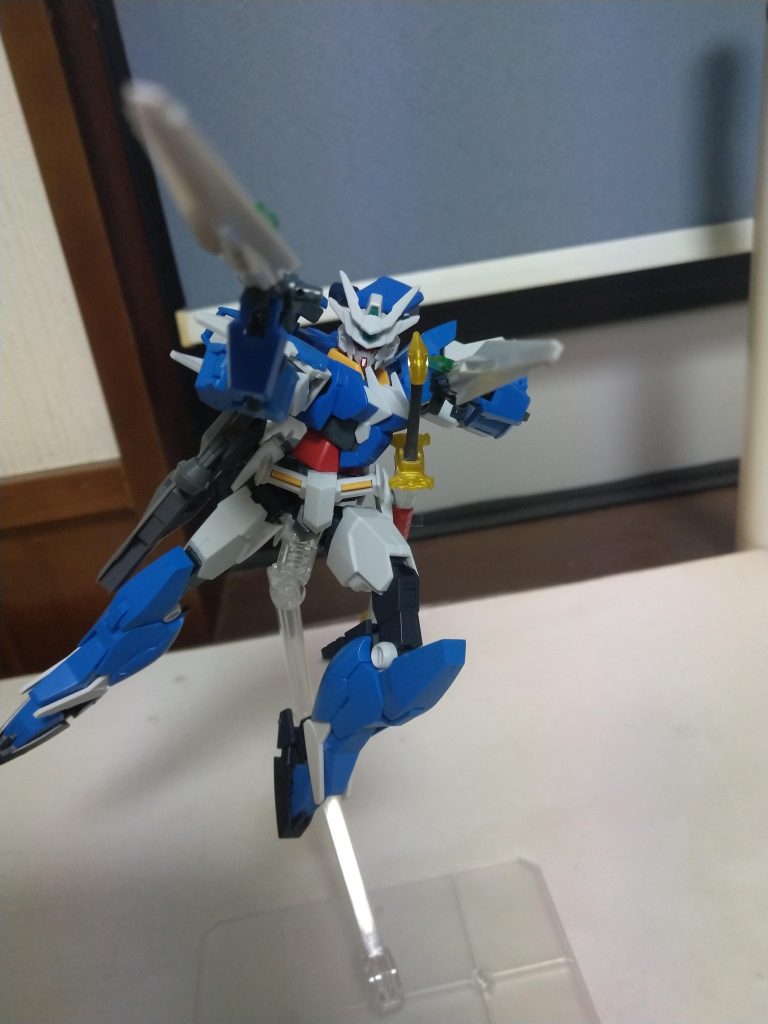 ライフルモードいびつな形状なのは、ハンドパーツと合わないからです。(gundam-kao5)