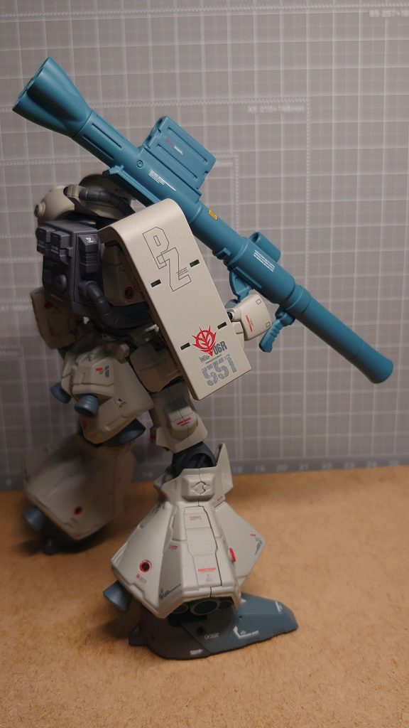 難所だらけだったのですが、関節部の構築、脚の内部フレームをヅダとかGフレを組み合わせるのが大変でした。(´ρ`)