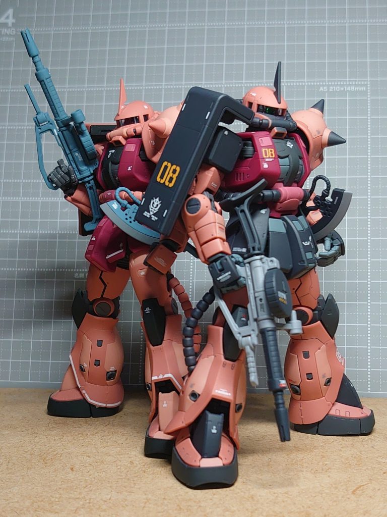 RGのザク かっこいいんですけどねwやはり旧HGのザクが 一番好みです(キット少なくて泣きそう)