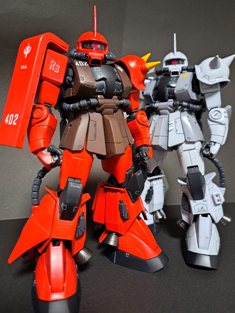 MG　ZAKU-Ⅱ　ジョニー・ライデン　シン・マツナガ機