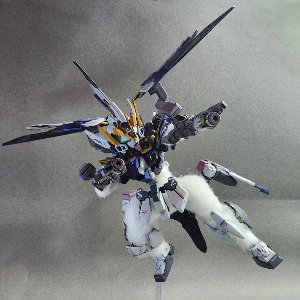 Did a little strike noir's mid-air gun-slinger pose in this picture just because it's cool.
