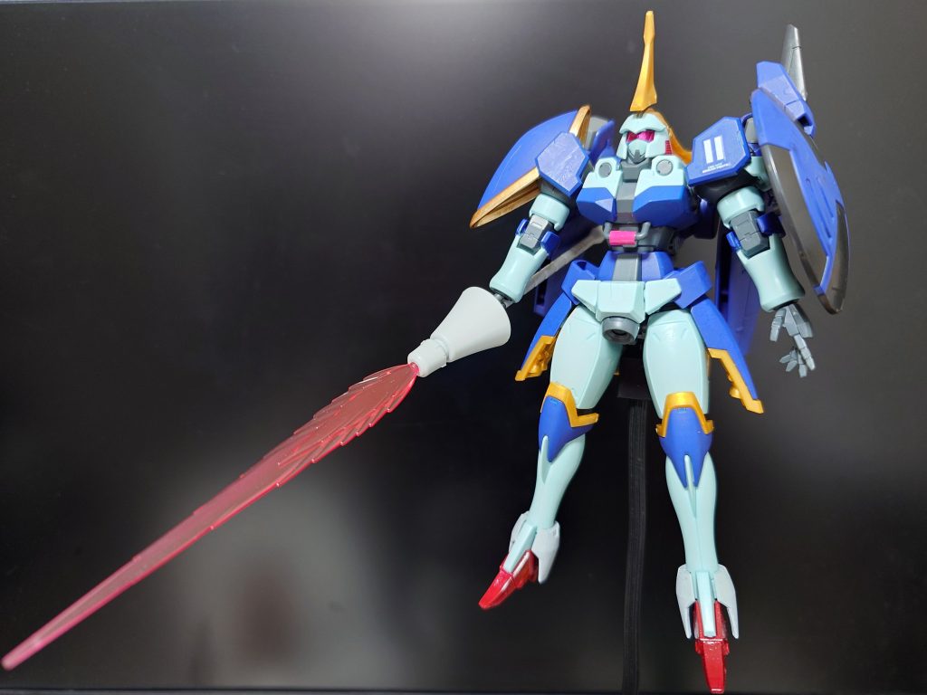 デカールはトールギスⅡを意識して「Ⅱ」を採用!ワンポイントでめっちゃかっこよく映えてると勝手に思ってます!(笑)