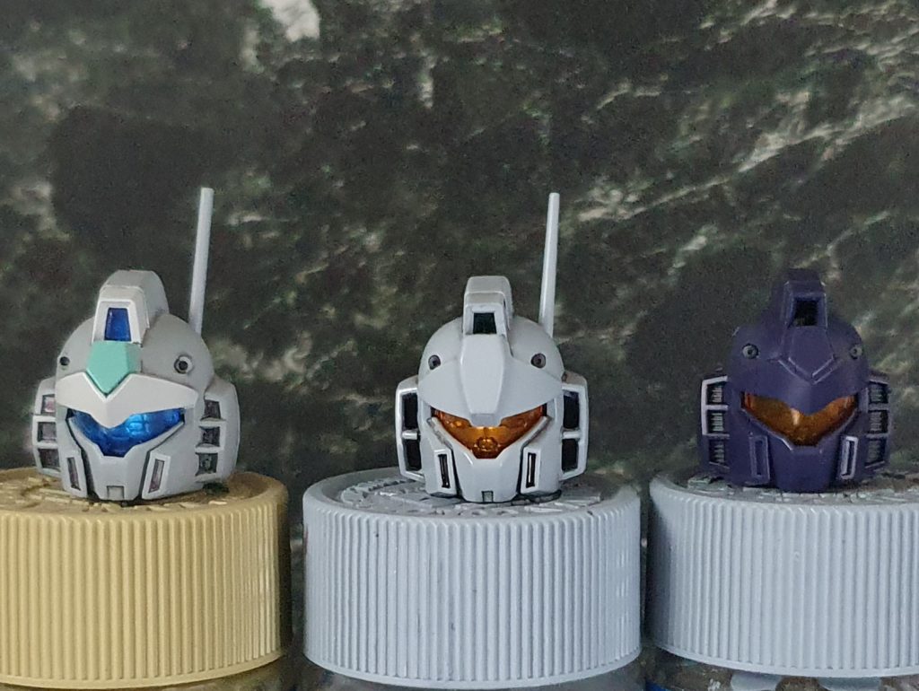 頭部はMG ヘイズル2号機付属のジムクゥエルの物を加工!これにより小顔になった!