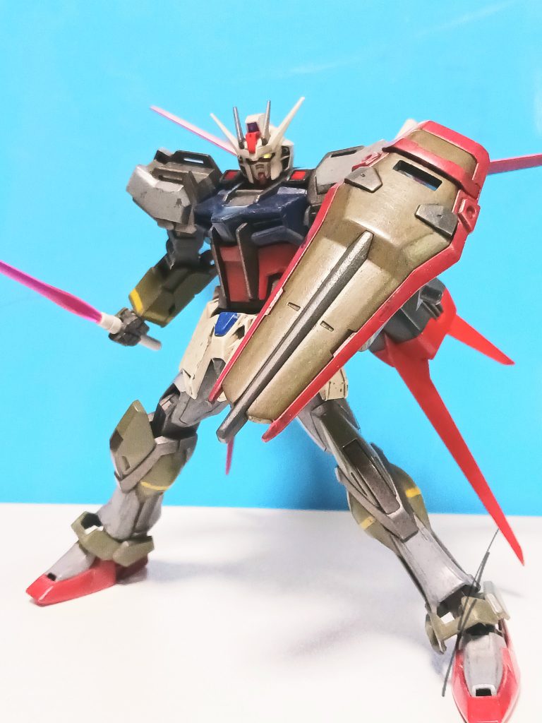 HGCE GAT-X105+AQM/E-X01 エールストライクガンダム–3枚目/制作者：sama4laoidangan