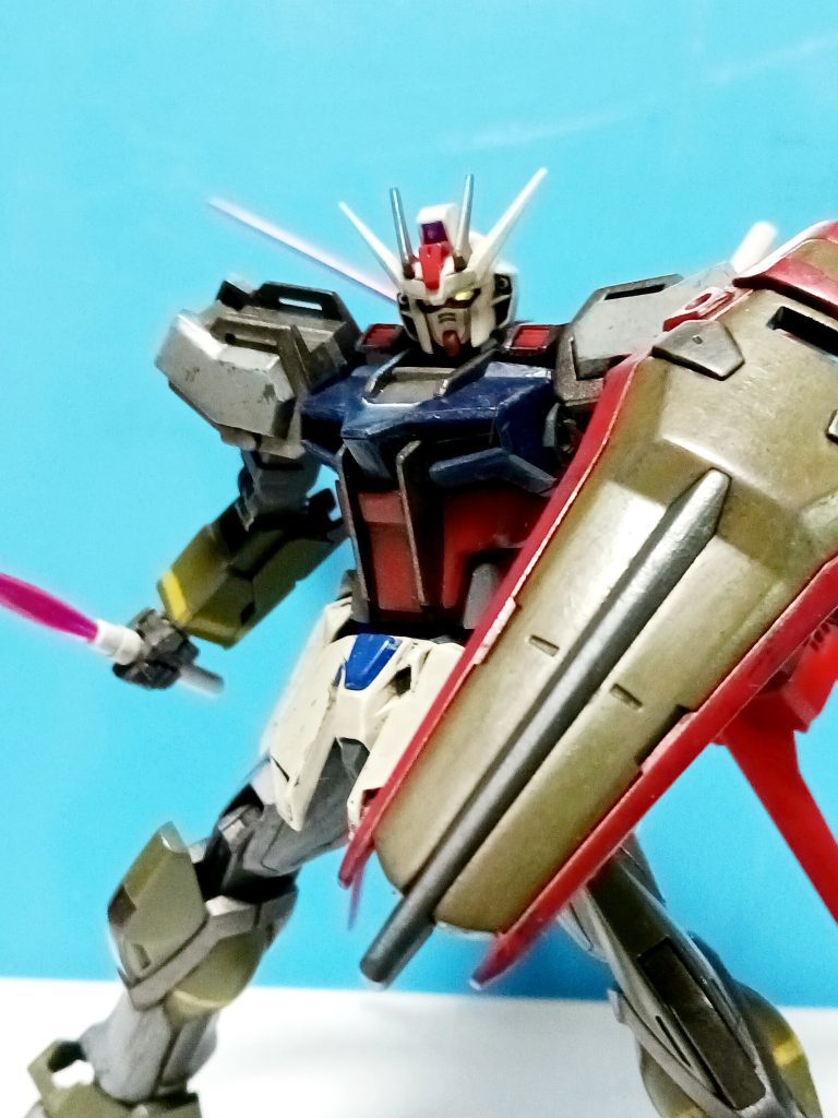 HGCE GAT-X105+AQM/E-X01 エールストライクガンダム–2枚目/制作者：sama4laoidangan