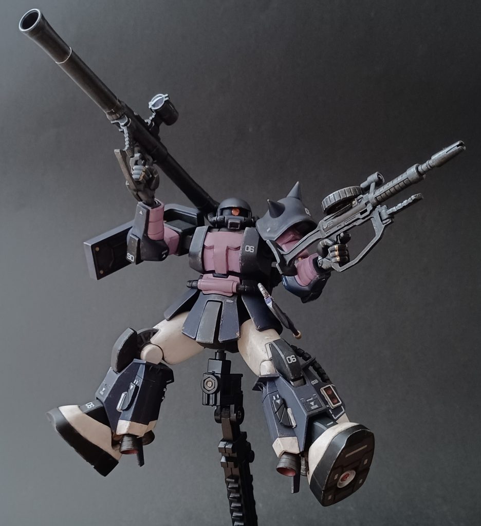 HGUC 1/144 MS-06R-1A 黒い三連星ザク(オルテガ機)