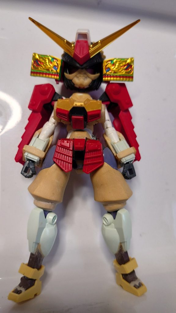 実は武者頑駄無の鎧を装備できるのですが、それはまだ塗装中なので後日アップロードします。