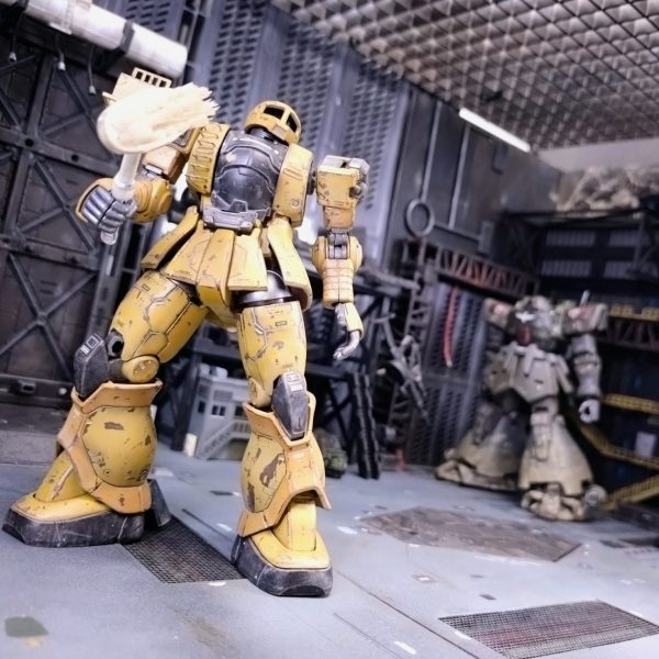 格納庫ジオラマ　-ZEON Side-