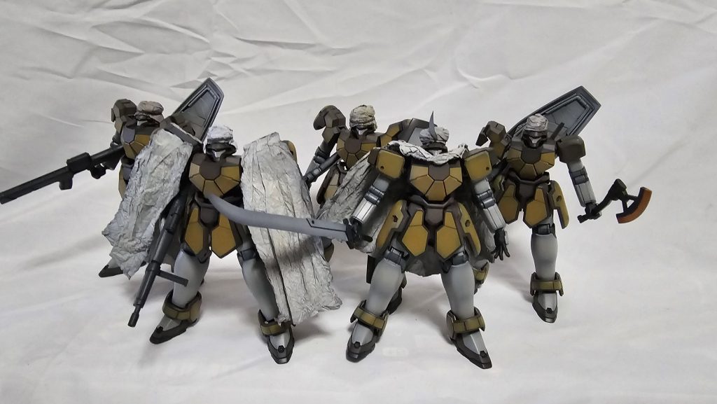 ティッシュを固めて作ったマントとターバンを装備した個体。作中でも印象的でしたよね。