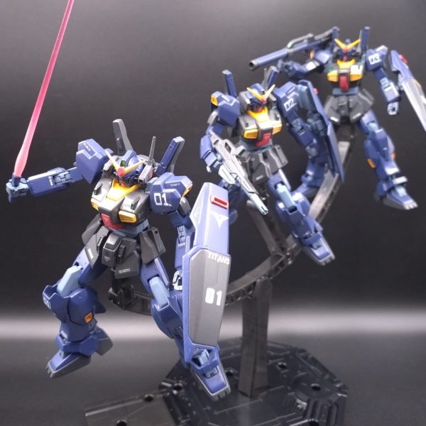 HGUC  リバイヴガンダムMkⅡティターンズカラー✕3機
