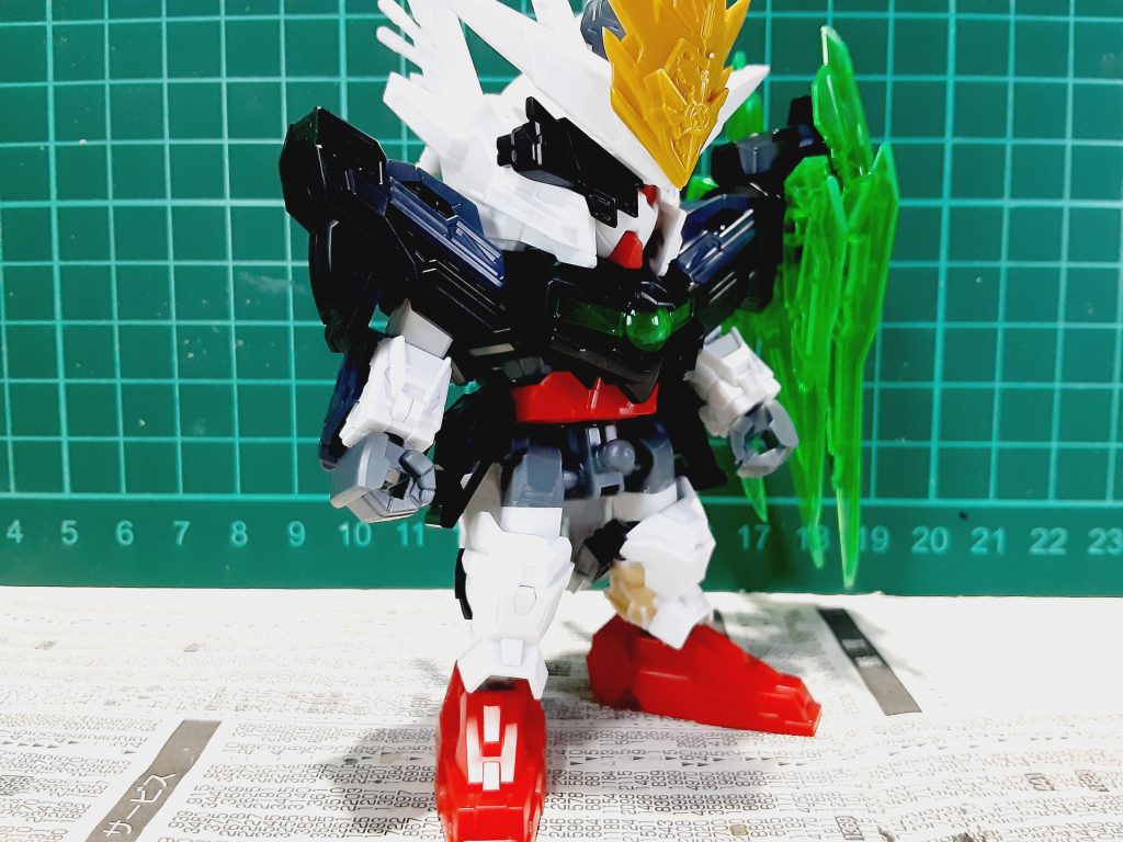 下半身は切断後ランナータグ3枚重ねて延長してます