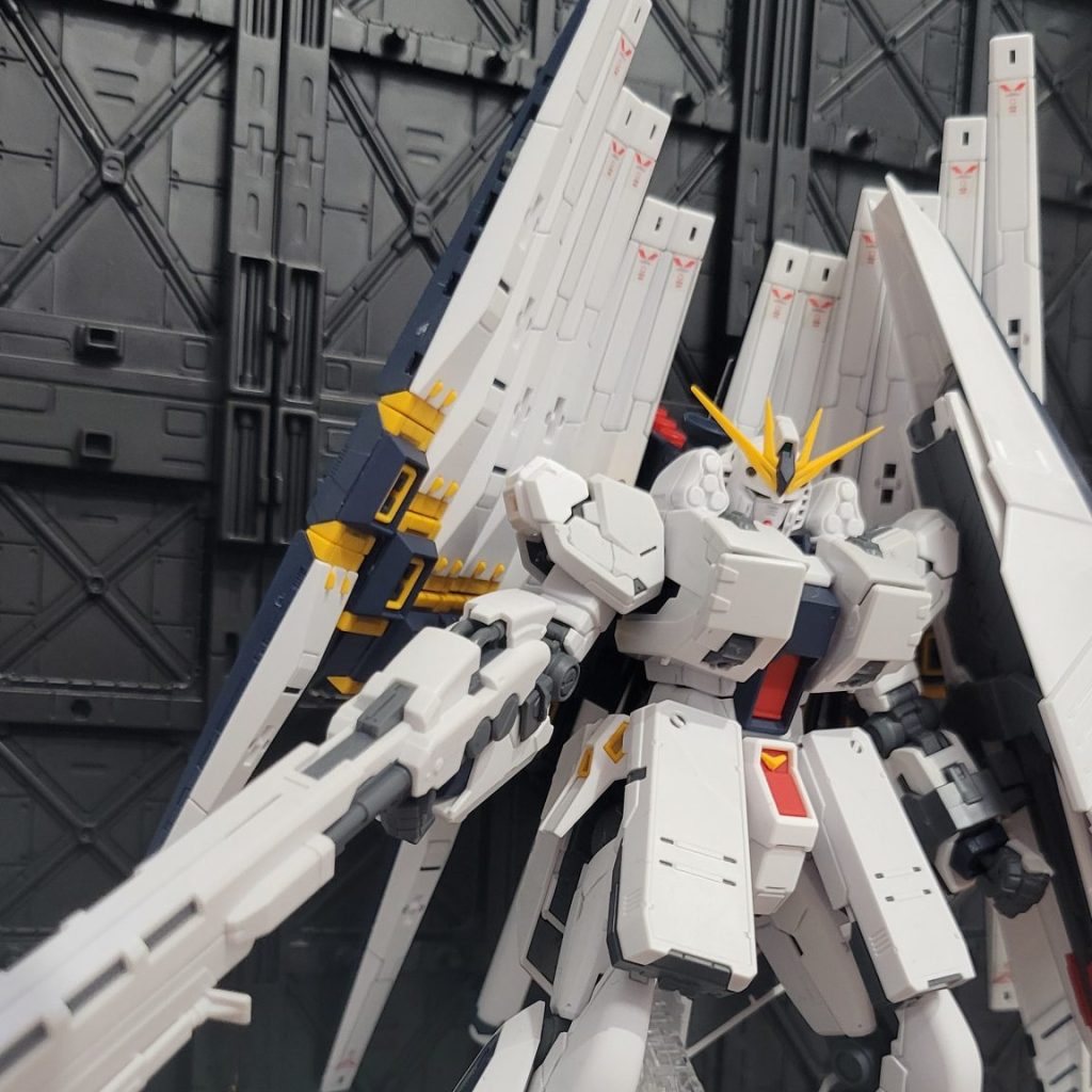 RG νガンダム HWSダブルフィンファンネル｜KM.Jaguarさんの