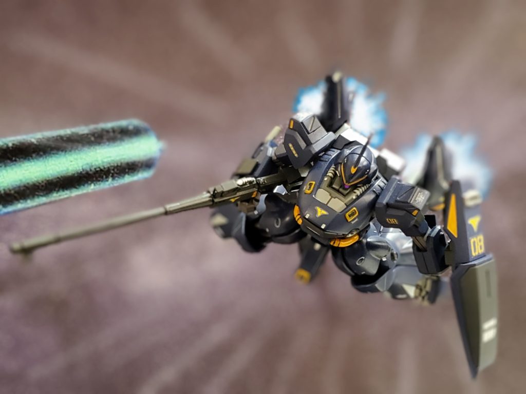 あとは畳み掛けるのみ👍️とMk-II に迫ろうとしたその時‼️突如クワトロ大尉は強く締め付けられるような感覚に襲われる🤔💦『なんだこの強いプレッシャーは…😎』そう呟きながらクワトロ大尉は強いプレッシャーを感じる方角をモニターで索敵📺️✨そこには戦闘宙域に向かって急速に接近する1機のMSが映し出されたのであった……💫以上、私の妄想イメージによるジャック・ベアード大尉のジムII後期型試作機の活躍と、プロトZとプロトMk-II の激突ぶりでした~🤭🎶